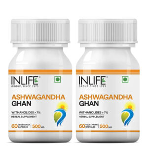 Inlife Ashwagandha Supplement | 60 Veg. Capsules - Image 6