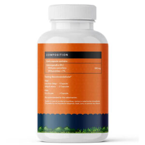 Inlife Ashwagandha for Pets, Dogs & Cats | 500mg | 60 Veg. Capsules - Image 6