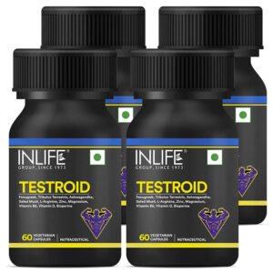 Inlife Testroid Supplement for Men | 60 Vegetarian Capsules - Image 7