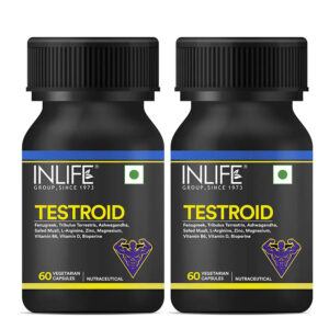 Inlife Testroid Supplement for Men | 60 Vegetarian Capsules - Image 6