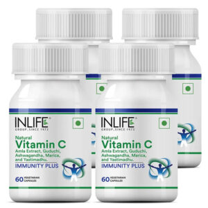 Inlife Immunity Plus Supplement, 500mg | 60 Vegetarian Capsules - Image 7