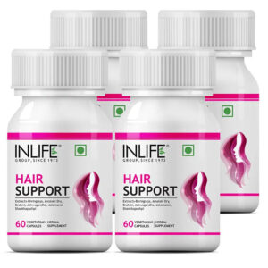 Inlife  Hair Support Supplement | 60 Vegetarian Capsules - Image 7