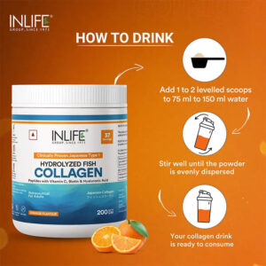 Inlife Japanese Marine Collagen Supplements for Women & Men | Clinically Proven Ingredient | 200g (Available in 3 Flavours) - Image 3