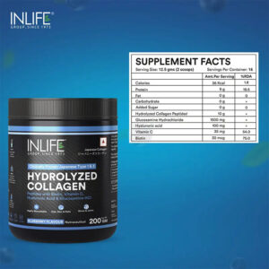 Inlife Hydrolyzed Japanese Collagen Peptides with Biotin, Hyaluronic Acid & Glucosamine HCl, 200g - Image 11