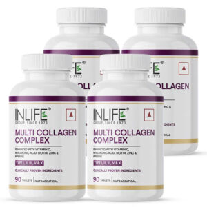 Inlife Multi Collagen Complex Supplement | 90 Tablets - Image 8
