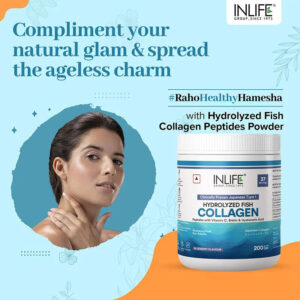 Inlife Japanese Marine Collagen Supplements for Women & Men | Clinically Proven Ingredient | 200g (Available in 3 Flavours) - Image 23