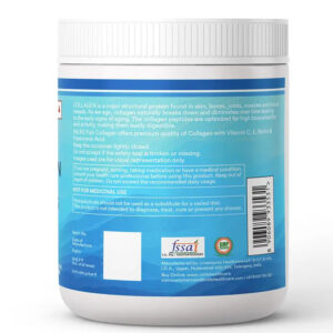Inlife Hydrolyzed Marine Fish Collagen Peptides Supplement | Enhanced with Vitamin E, Vitamin C, Biotin, Hyaluronic Acid 200g - Image 8