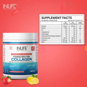 Inlife Japanese Marine Collagen Supplements for Women & Men | Clinically Proven Ingredient | 200g (Available in 3 Flavours) - Image 10