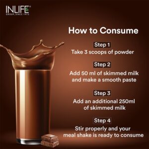 Inlife Nutritional Meal Replacement Shake | 500gms - Image 6