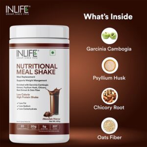 Inlife Nutritional Meal Replacement Shake | 500gms - Image 5