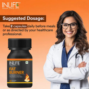 Inlife Fat Burner Supplement for Men & Women , 60 Vegetarian Capsules - Image 3