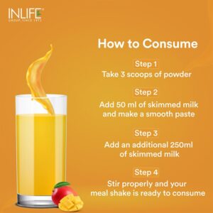 Inlife Nutritional Meal Replacement Shake | 500gms - Image 13