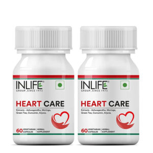 Inlife Heart Care Supplement | 500mg | 60 Vegetarian Capsules - Image 6