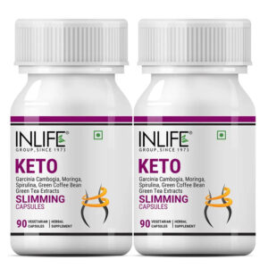 Inlife Keto Slimming Supplement | 90 Vegetarian Capsules - Image 6