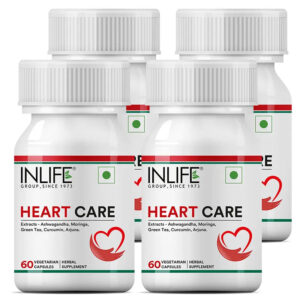 Inlife Heart Care Supplement | 500mg | 60 Vegetarian Capsules - Image 7