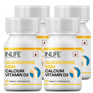 Inlife Glucosamine MSM Calcium Vitamin D3 Supplement | 60 Tablets - Image 7
