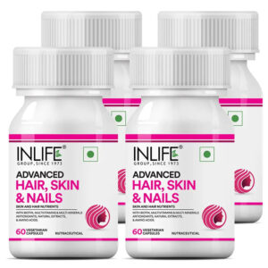 Inlife Advanced Hair, Skin & Nails Supplement | 60 Vegetarian Capsules - Image 7