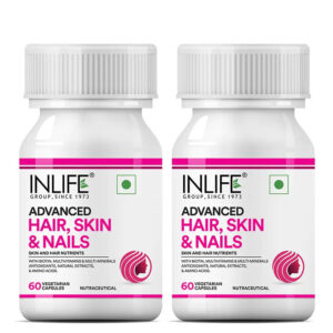 Inlife Advanced Hair, Skin & Nails Supplement | 60 Vegetarian Capsules - Image 6