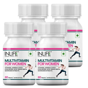 Inlife Multivitamin and Mineral for Women - 60 Tablets | Vegetarian - Image 7