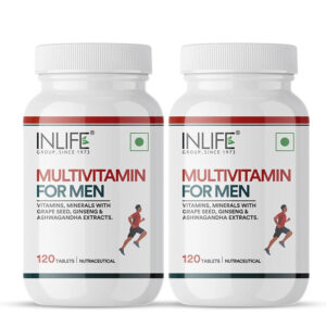 Inlife Multivitamin and Mineral for Men - 60 Tablets | Vegetarian Supplement - Image 8