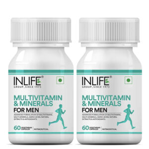Inlife Multivitamin & Minerals Supplement for Men | 60 Veg. Capsules - Image 6