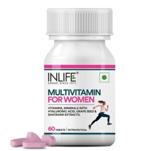 Inlife Multivitamin and Mineral for Women - 60 Tablets | Vegetarian