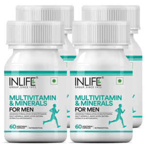Inlife Multivitamin & Minerals Supplement for Men | 60 Veg. Capsules - Image 7