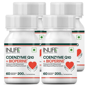 Inlife Coenzyme Q10 Supplement (CoQ10) with Bioperine | 200mg | 60 Veg. Capsules - Image 7
