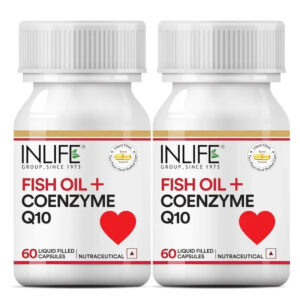 Inlife Fish Oil with CoQ10 Supplement| 60 Capsules - Image 8