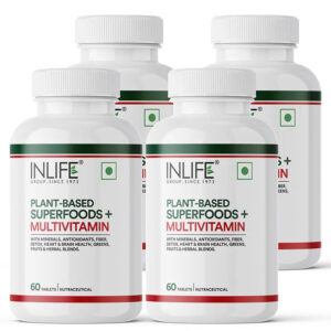 Inlife Plant Based Multivitamins for Men & Women: Superfood+ | 60 Tablets - Image 10
