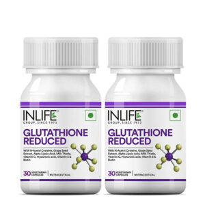 Inlife L-Glutathione Reduced Supplement | 30 Veg. Capsules - Image 5