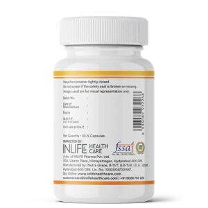 Inlife Plant Based Natural Vitamin E Capsules, Sunflower, Olive & Aloe Vera Oils | 30 Veg. Capsules - Image 7