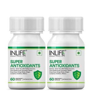 Inlife Super Antioxidants Supplement - 60 Vegetarian Capsules - Image 6