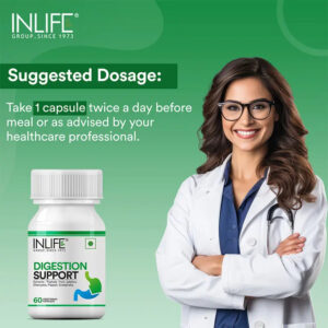 Inlife Digestion Support Capsules | 60 Veg. Capsules - Image 3