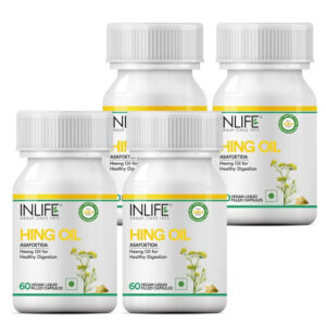 Inlife Hing Oil Capsules (Asafoetida) Supplement, 15mg | 60 Veg. Capsules - Image 9