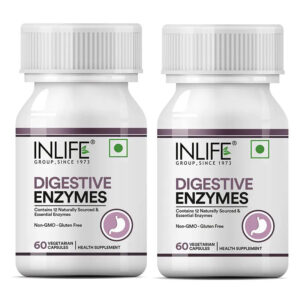 Inlife  Digestive Enzymes Supplement | 60 Vegetarian Capsules - Image 6