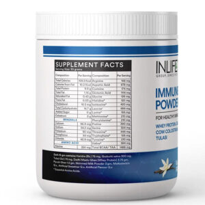 Inlife Immune Care Powder with Whey Protein | 300g (Vanilla) - Image 6