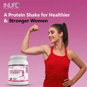 Inlife Whey Protein Powder for Women| 500g | Chocolate - Image 6