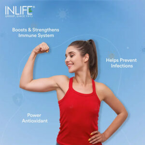 Inlife Immune Care Powder with Whey Protein | 300g (Vanilla) - Image 4