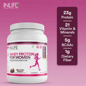 Inlife Whey Protein Powder for Women| 500g | Chocolate - Image 5