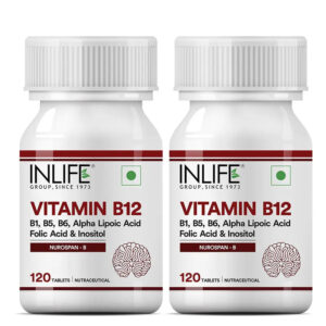 Inlife Vitamin B12 Supplement with ALA, Folic Acid ; Inositol | 120 tablets (RDA Compliant) - Image 6