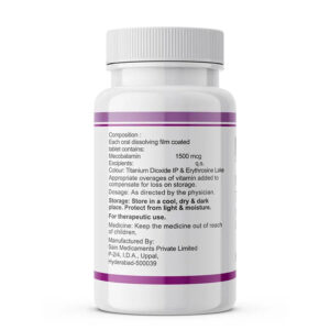 Inlife Vitamin B12 Supplement Methylcobalamin (Mecobalamin) 1500mcg | 60 Tablets - Image 6