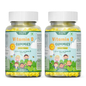 Inlife Vitamin D Supplement |400 IU| 30 Lemon Flavored Gummies - Image 7